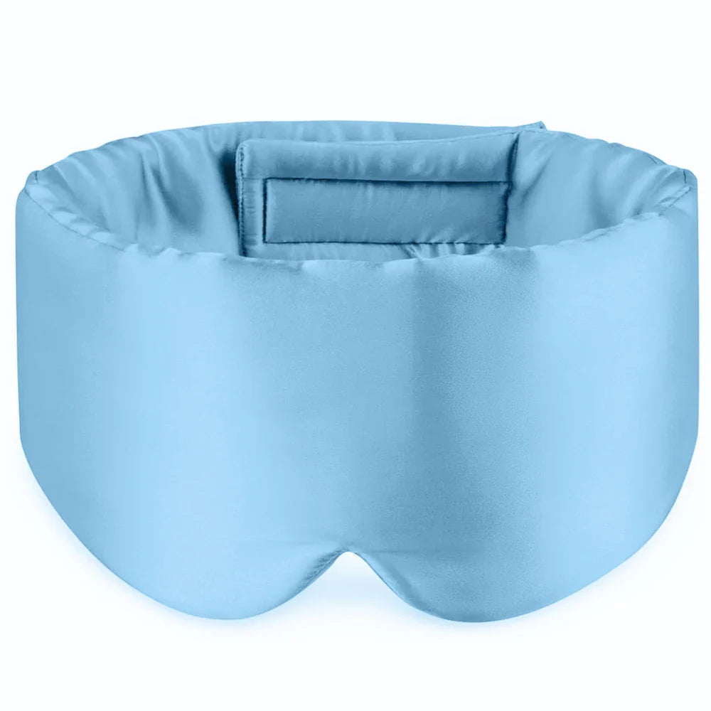 Premium Silk Sleep Mask  Adjustable Light Blocking Design - Detailed view