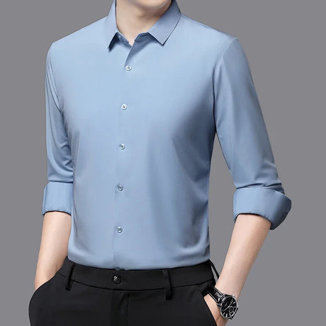 Professional Stretch Dress Shirt  Moisture-Wicking Comfort Fit - Product detail 15