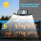 Solar Motion Sensor Light  270 Wide Angle LED Outdoor Security Lamp - Product showcase