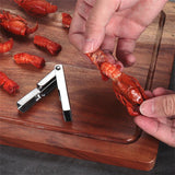 Professional Seafood Shell Peeler  Stainless Steel Kitchen Tool - Detailed view
