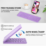 Portable Bluetooth Keyboard  Foldable Compact Design - Product showcase