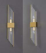 Modern Crystal Wall Lamp  Gold Finish Metal Sconce - Product detail 14