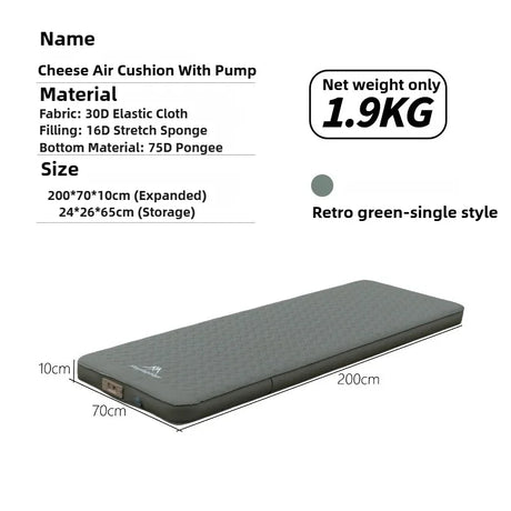 Self-Inflating Camping Mattress  Portable Air Bed With Built-in Pump - Product detail 9