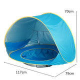 Kids Beach Tent  Pop-Up UV Protection Shelter With Pool - Product detail 8