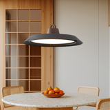 Scandinavian Pendant Light  Wood Metal Dining Lamp - Product showcase