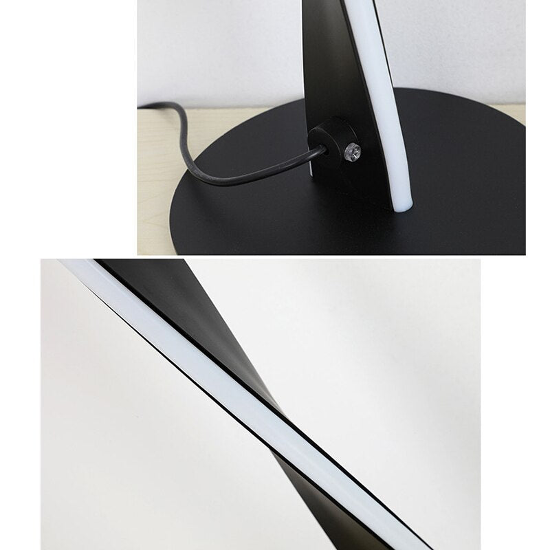 Modern LED Desk Lamp  Twist Design Aluminum Body - Product detail 5