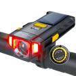 Solar USB Bike Light  High Power LED with Red COB Safety Lighting - Product showcase