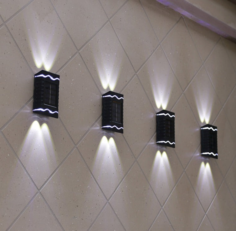 Modern Solar Wall Light  Smart LED Outdoor Lighting - Product detail 7