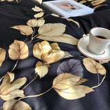 Luxury Egyptian Cotton Duvet Set  Dark Floral Print Design - Product detail 4