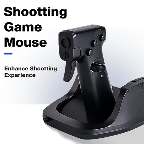 Gaming Gun Mouse  Ergonomic Pistol-Style Design - Product showcase