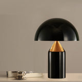 Modern Touch Table Lamp  Brushed Gold Dome Design - Product detail 4