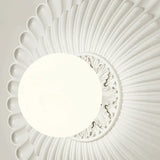 Modern French Wall Light  Fluted Milk White Design - Product detail 7