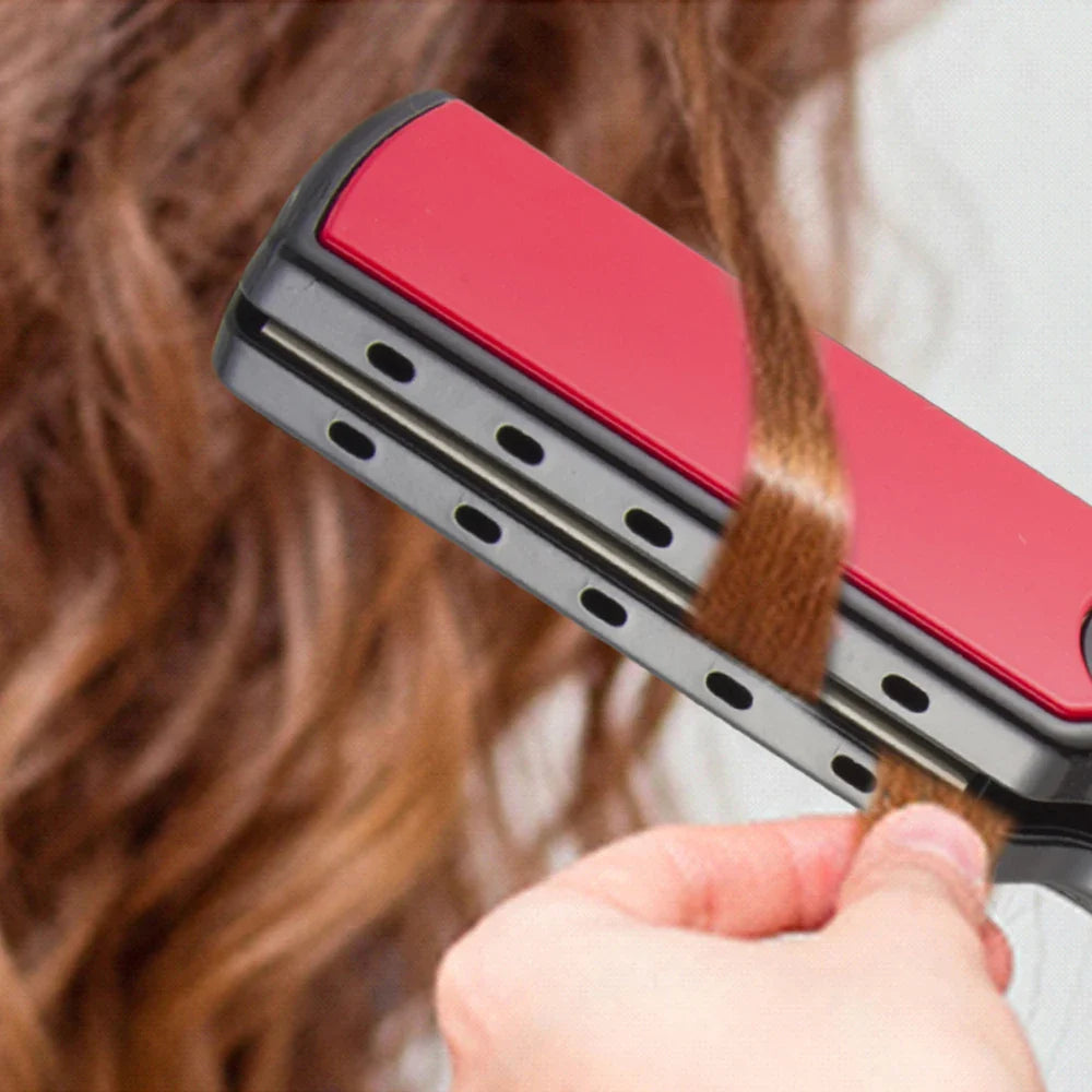Professional Wide Plate Hair Straightener  Digital Titanium Styling Iron - Product example