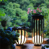 Modern Solar Garden Light  Cage Design With Dual Power - Product detail 4