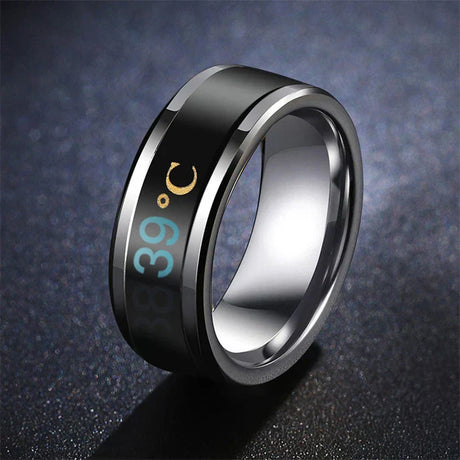 Smart Temperature Ring  Digital Health Monitor - Product showcase