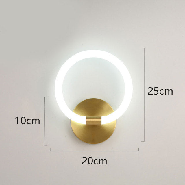 Modern Wall Sconce  Brushed Gold Globe Light - Product detail 18