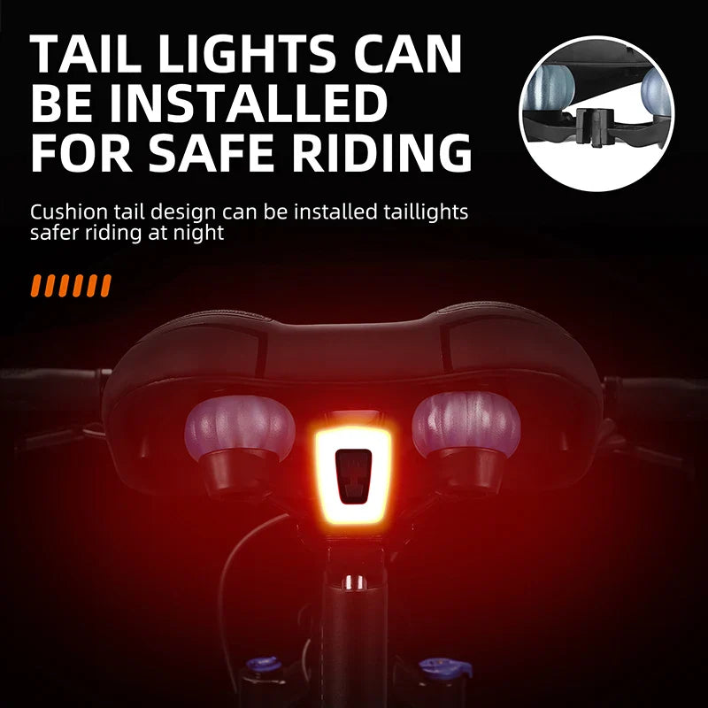 Ergonomic Bicycle Saddle  Wide Comfort Design With LED Light - Product detail 5