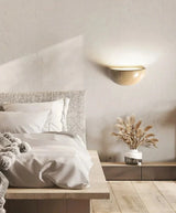Modern Wall Light  Natural Travertine Half-Moon Design - Product detail 8