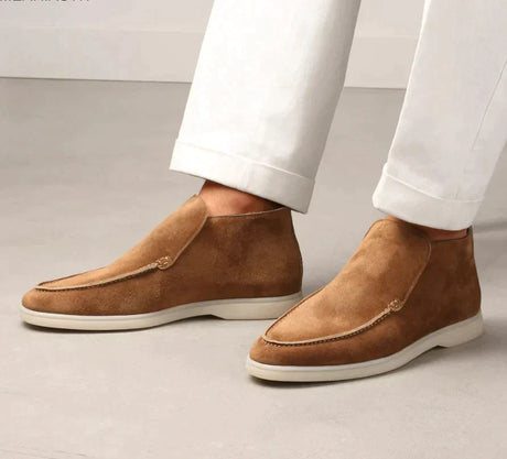 Classic Suede Loafers  Premium Vegan Slip-On Design - Product showcase