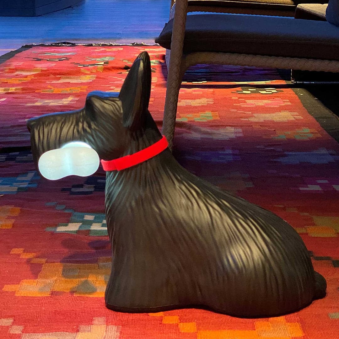 Scottie Dog Table Lamp  LED Black Resin Design - Product detail 21