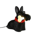 Scottie Dog Table Lamp  LED Black Resin Design - Product detail 45
