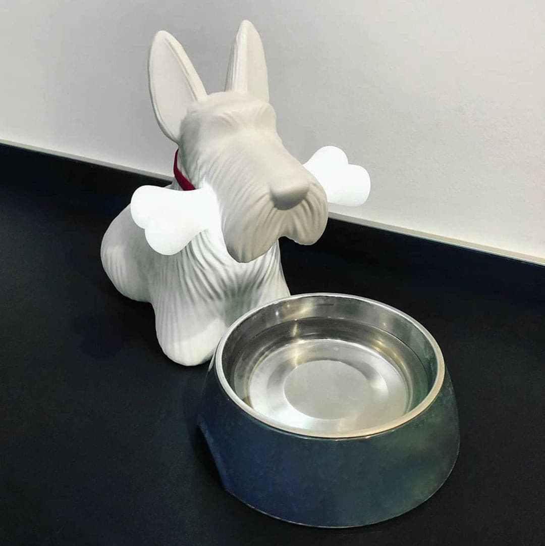 Scottie Dog Table Lamp  LED Black Resin Design - Product detail 29