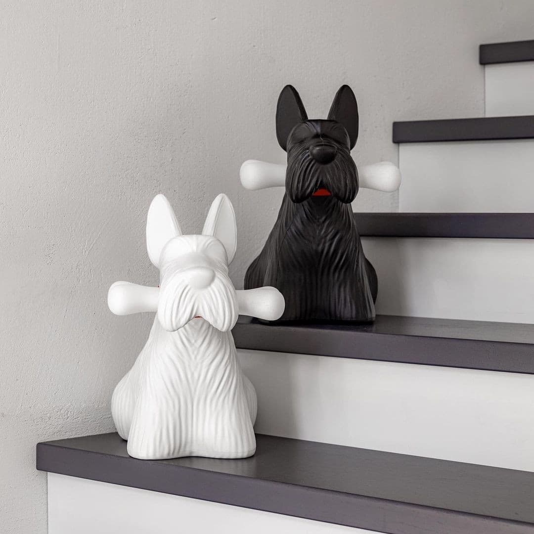 Scottie Dog Table Lamp  LED Black Resin Design - Product detail 36