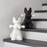 Scottie Dog Table Lamp  LED Black Resin Design - Product detail 36