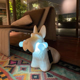Scottie Dog Table Lamp  LED Black Resin Design - Product detail 41