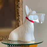 Scottie Dog Table Lamp  LED Black Resin Design - Product detail 7