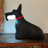 Scottie Dog Table Lamp  LED Black Resin Design - Product detail 8