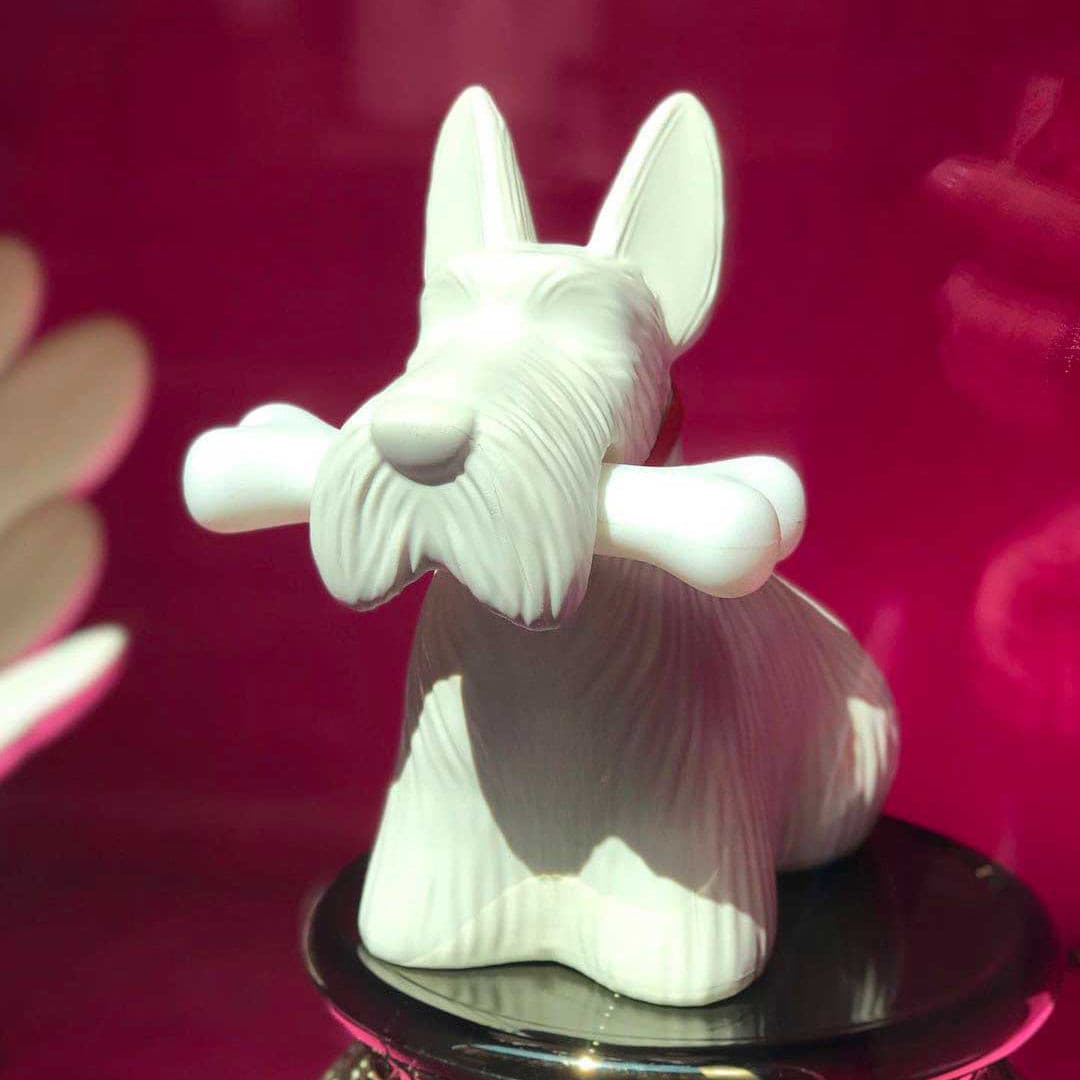 Scottie Dog Table Lamp  LED Black Resin Design - Product detail 9