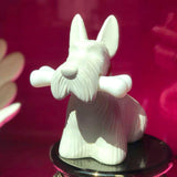 Scottie Dog Table Lamp  LED Black Resin Design - Product detail 9