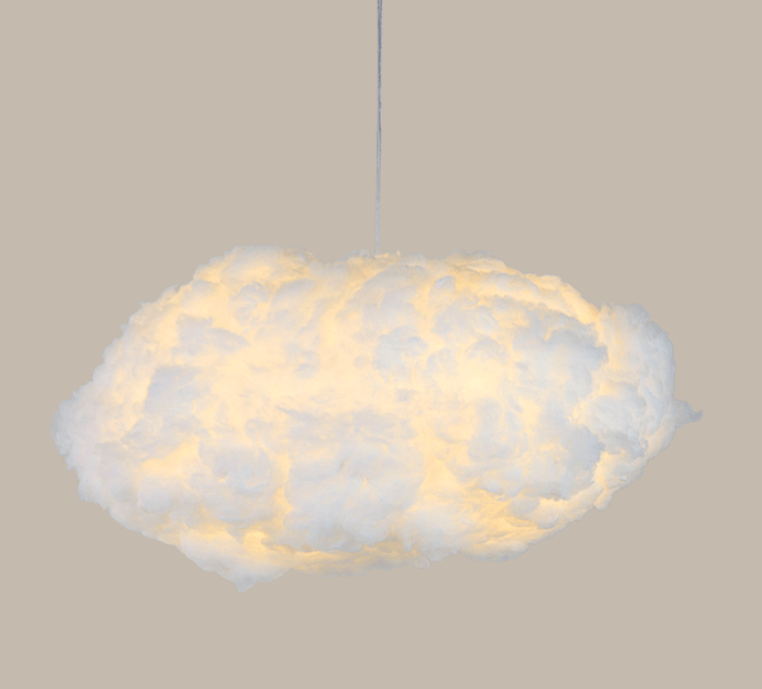 Cloud Pendant Light  Floating Cotton Design - Product example