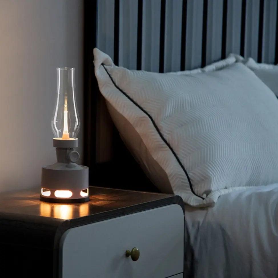 Vintage LED Lantern  Rechargeable Glass Ambient Light - Product detail 15