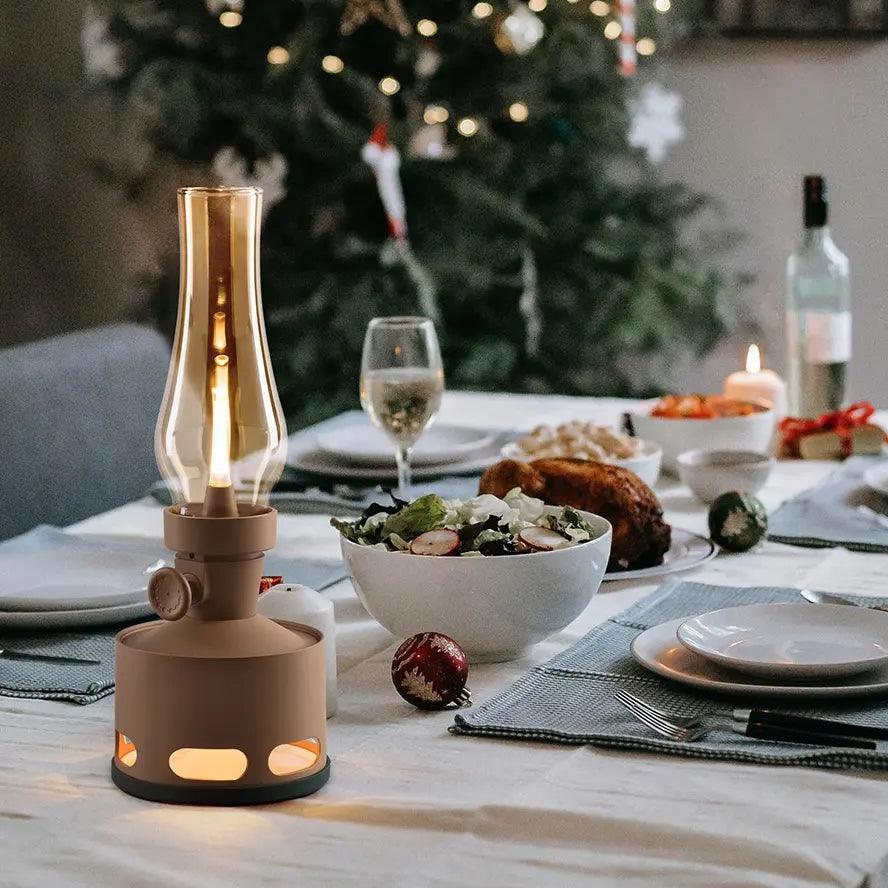 Vintage LED Lantern  Rechargeable Glass Ambient Light - Product detail 17