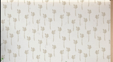 Palm Tree Mural Wallpaper | Elegant Beige Pattern on White