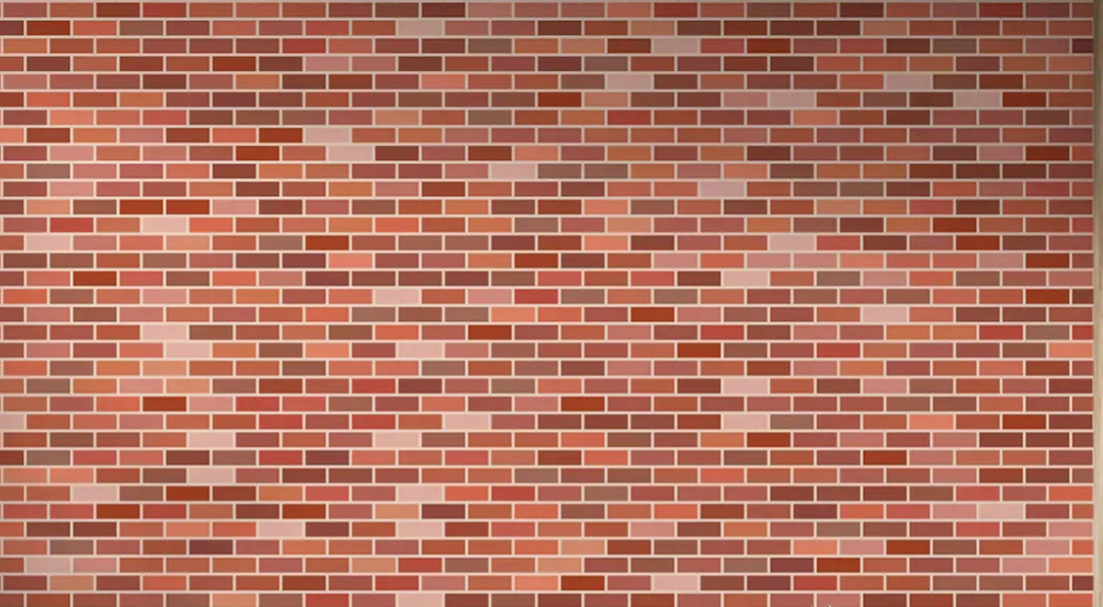 Brick Mural Wallpaper | Modern Red and White Pattern