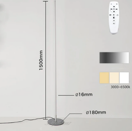 LED Floor Lamp  Modern Gold Minimalist Design - Product detail 9