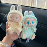 Kawaii Plush Bunny Keychain  Soft Pastel Collection - Product detail 4