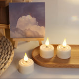 LED Flameless Candles  Glass Encased Flickering Lights - Product example