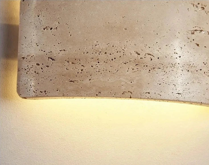 Modern Travertine Wall Lamp  Natural Stone LED Sconce - Product detail 10