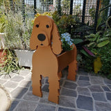 Boston Terrier Planter  Decorative Garden Dog Sculpture - Product detail 10
