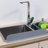Kitchen Sink Splash Guard  Flexible Silicone Water Shield - Product example