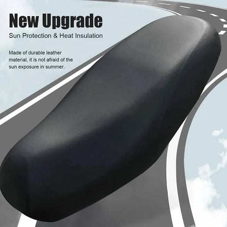 Motorcycle Seat Cover  Universal Elastic Waterproof Leather Design - Product showcase