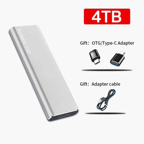 Portable External Drive  4TB USB-C Metal Storage - Product detail 10