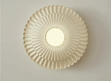 Modern French Wall Light  Fluted Milk White Design - Product detail 12