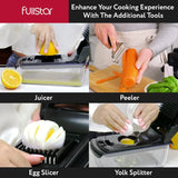 Multi-Function Vegetable Chopper  6-in-1 Food Prep System - Product detail 12