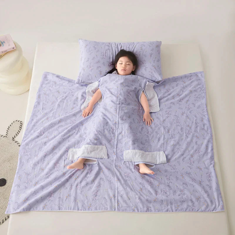 Kids Sleep Comfort Blanket  Stay-Put Design With Foot Pocket - Product detail 11