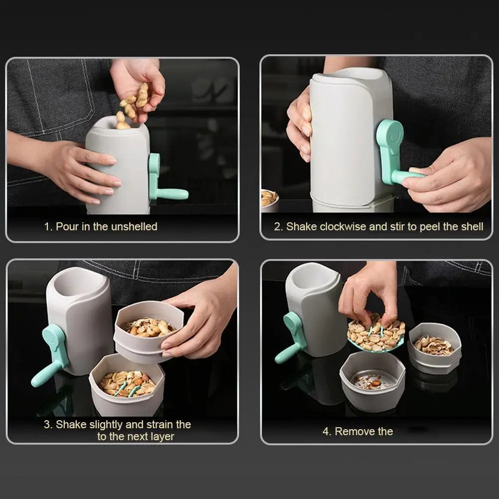 Manual Nut Sheller  Dual Filter Peanut  Pistachio Peeler - Product example